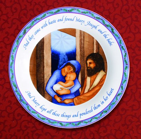 Mary, Joseph and the Babe 5 Piece Place Setting